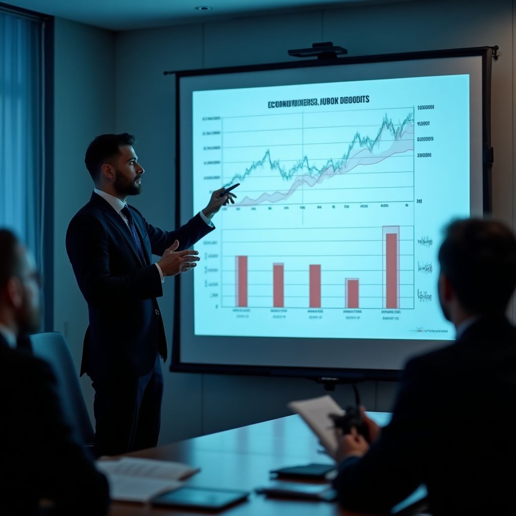 Presentación de informe económico trimestral